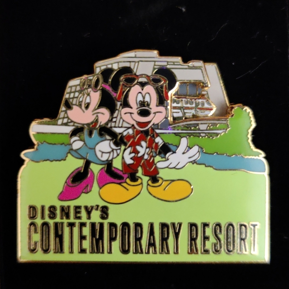 🌟  Disney Pin Mickey Minnie Contemporary Resort